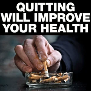 Quitting will improve health